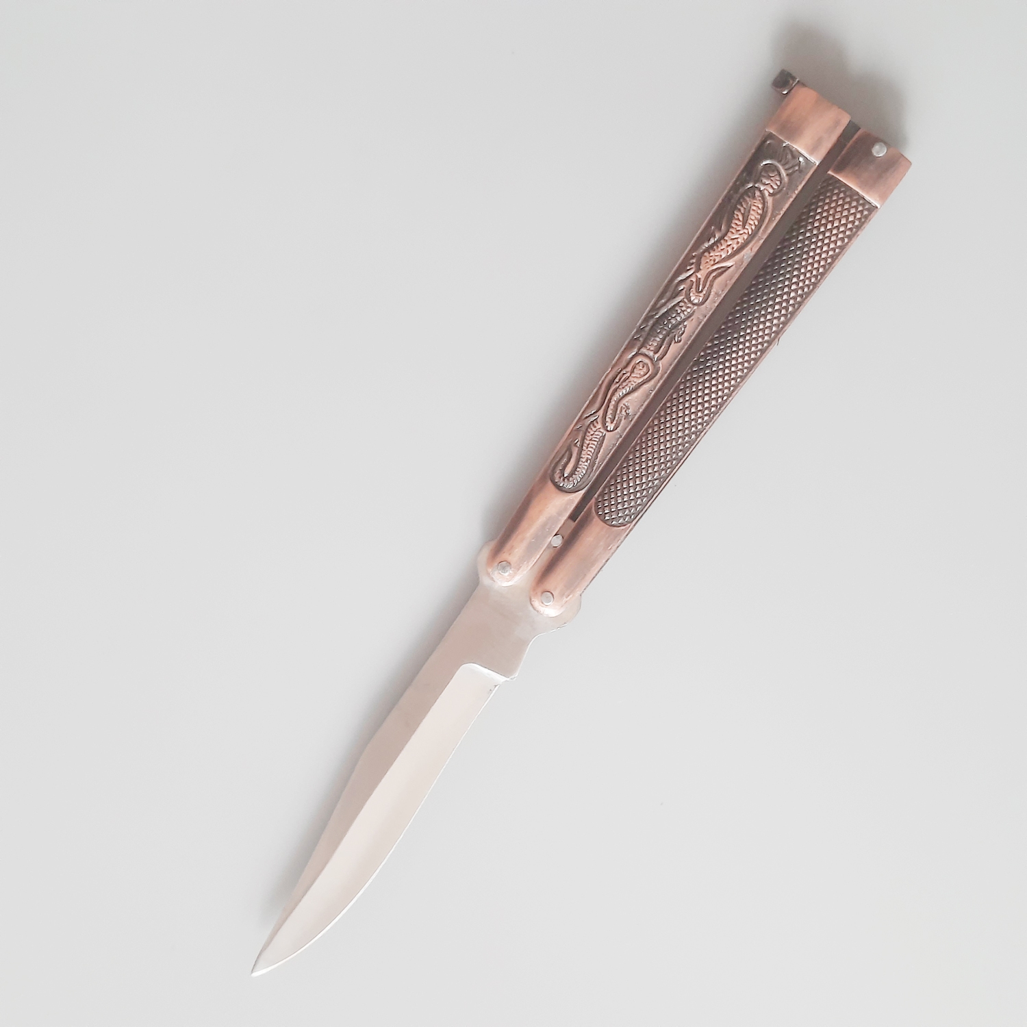 Stainless Steel Butterfly Knife Folding Blade
