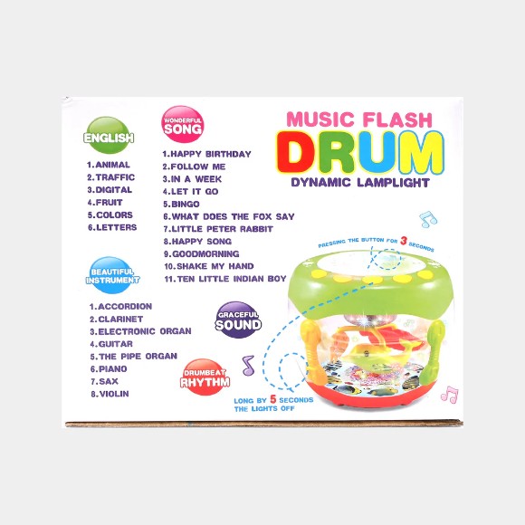 Music Flash Drum Dynamic Lamplight