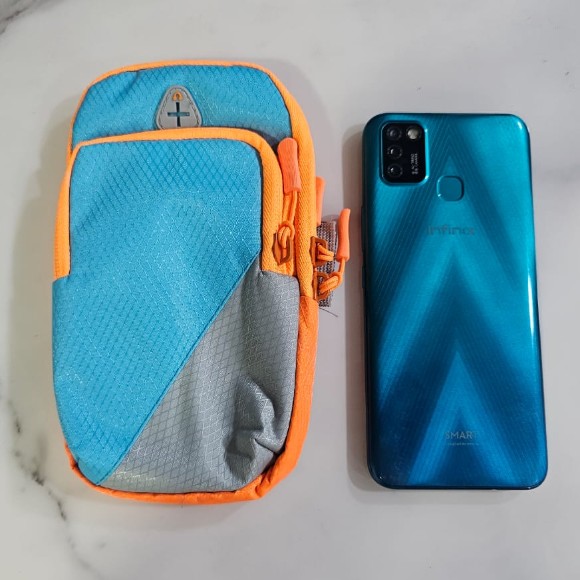 Nylon Sport Arm and tumbler Bag Multipocket with Reflective Strip for Mountaineering Fitness Running
