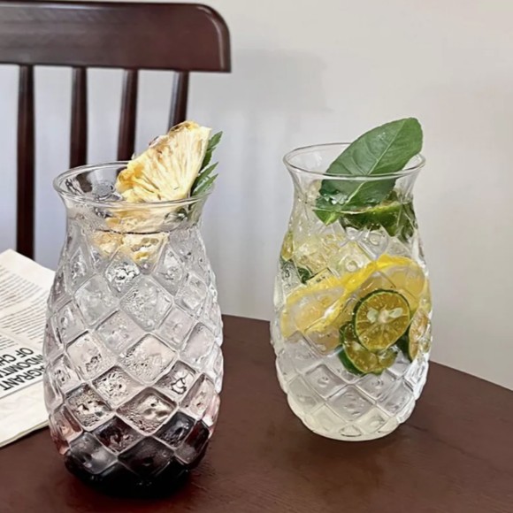Pineapple Drinking Glasses Pack of 6