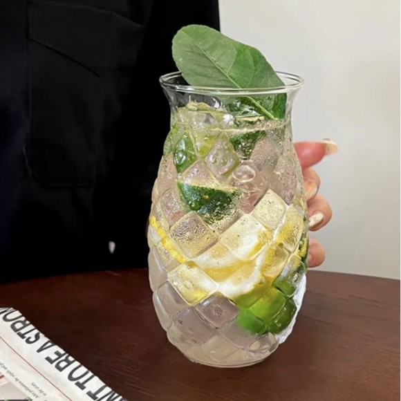 Pineapple Drinking Glasses Pack of 6