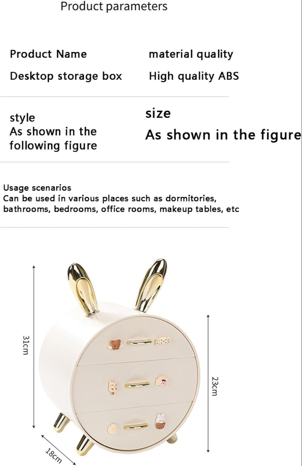 plastic-drawers-bunny-desktop-storage-box-for-girls-cute-rabbit-dresser-makeup-organizer