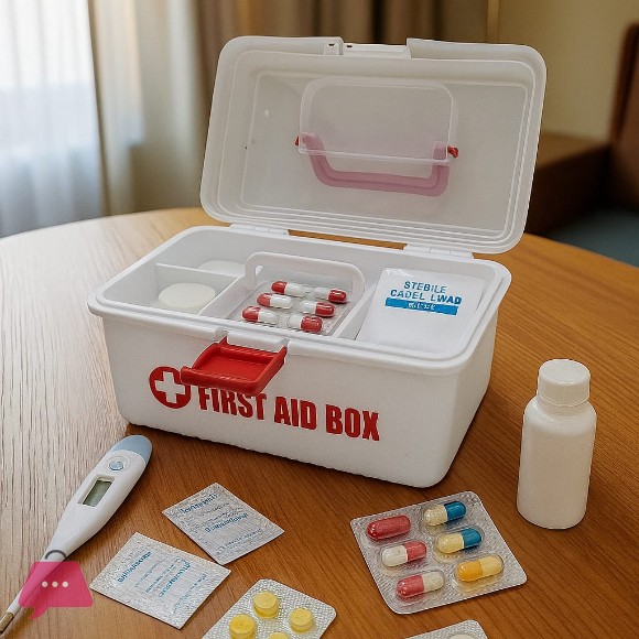 Plastic First Aid Box – Durable Heavy Duty Medicine Storage Cabinet & Organizer for Safety