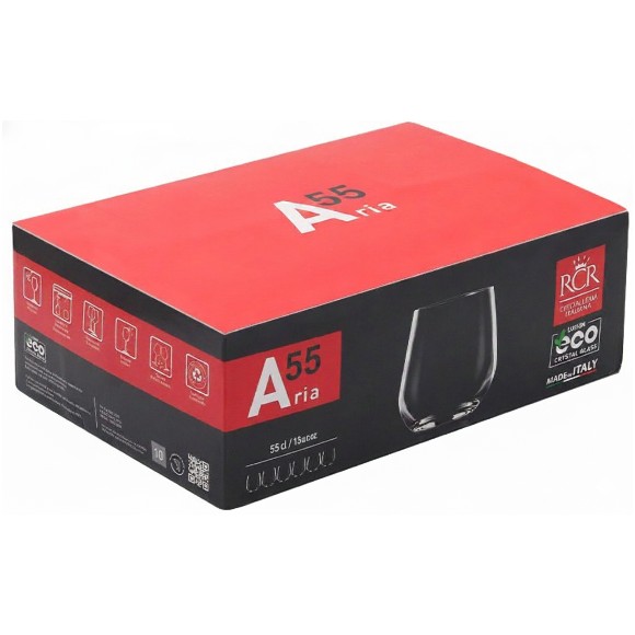 RCR Air DOF Glass 550ml Set of 6 - 253520