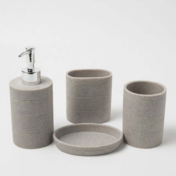Resin Bathroom Set - 4Pcs