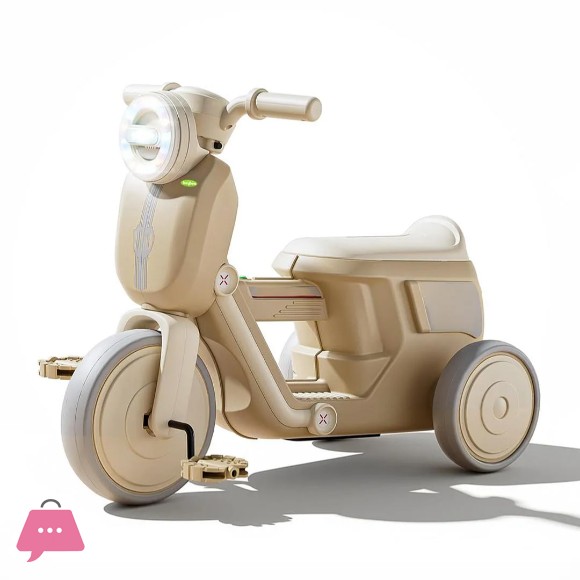 Revona Tricycle Pedal Ride Music Function Non-Slip Handles 12 Months to 4 Years