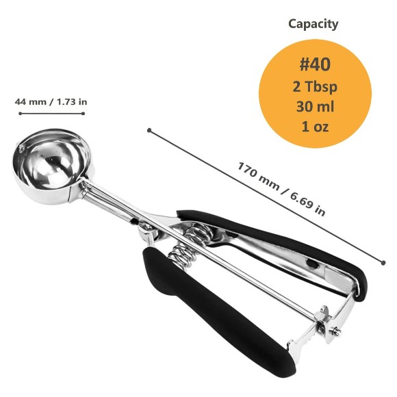 SHENGYA Ice Cream Scoops 18/8 Stainless Steel with Trigger Release