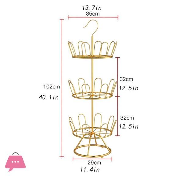 Shoe Rack Shoe Rack Three-layer Wrought Iron Hook Shoe Shelf Household Floor Drying Shoe Rack