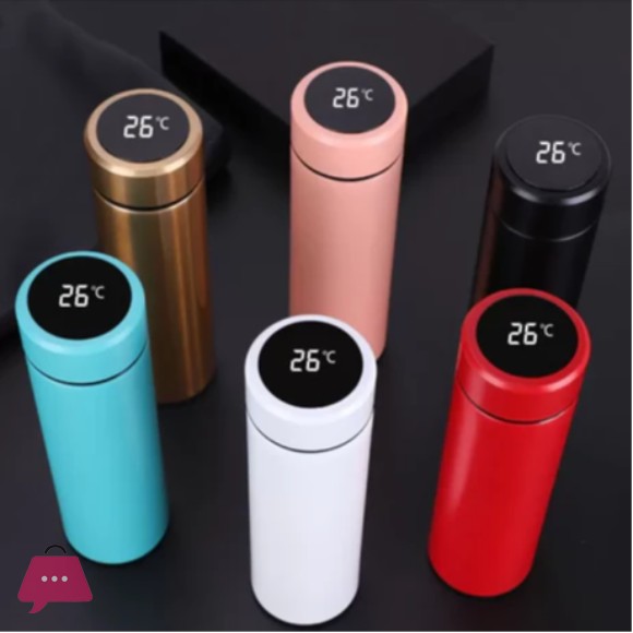 Smart LED Active Temperature Display Indicator Insulated Stainless Steel Hot & Cold Flask Bottle 500ml