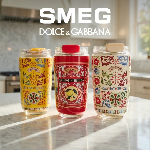 SMEG X Dolce Gabbana Coffee Mug 50s Style Wall Mug - Limited edition