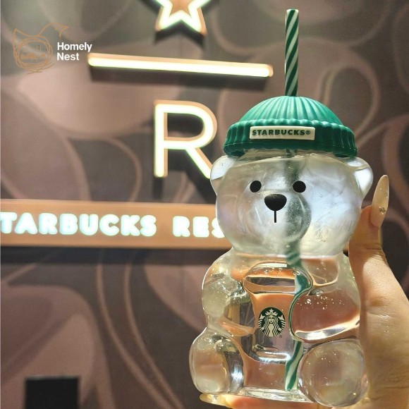 Starbucks Bearista Viral Bear Cup with Straw - Limited Edition