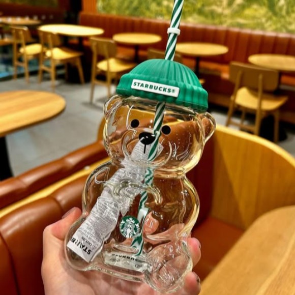 Starbucks Bearista Viral Bear Cup with Straw - Limited Edition