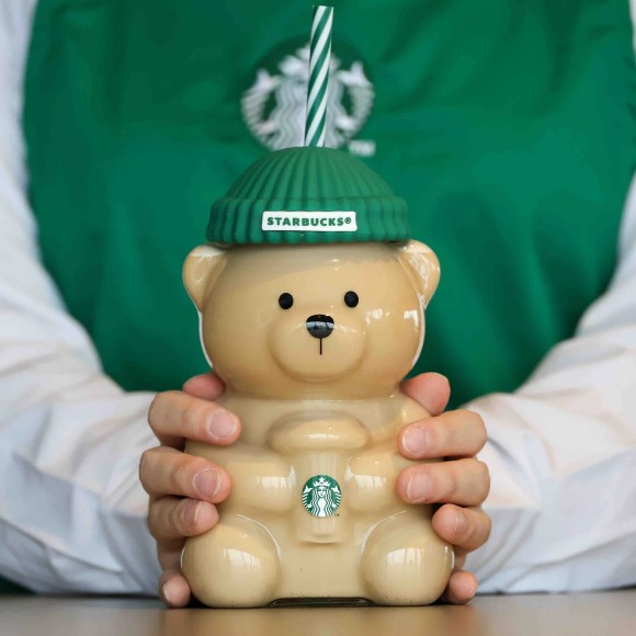 Starbucks Bearista Viral Bear Cup with Straw - Limited Edition