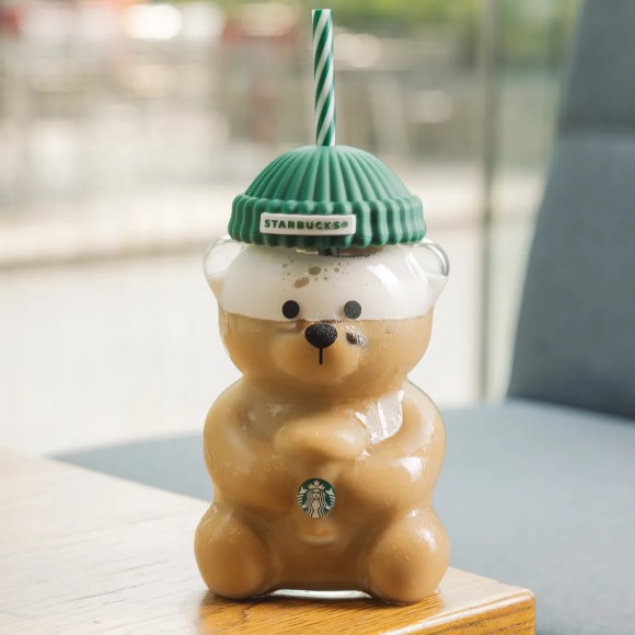 Starbucks Bearista Viral Bear Cup with Straw - Limited Edition