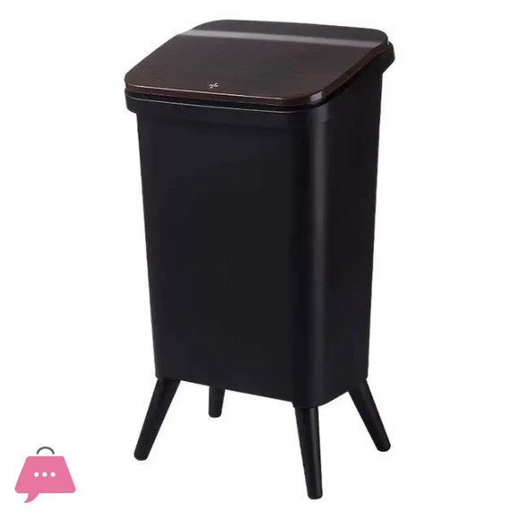 Trash Can With Press Lid - 12Liter