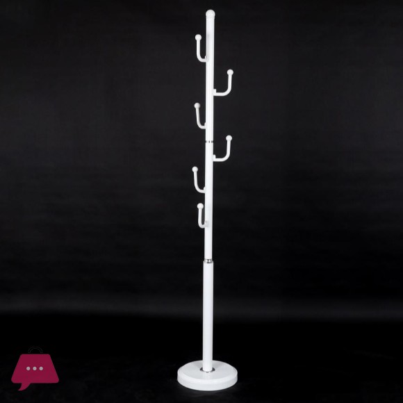 White Clothes Pole Hanger Clothes Tree