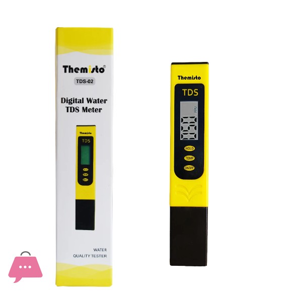 Yellow Digital Water Quality Tester TDS EC Meter Range 0 to 9990 1Pcs