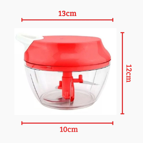 Mini Speedy Chopper Manual Food Processor Hand Chopper Easy Spin Cutter And Garlic Chopper