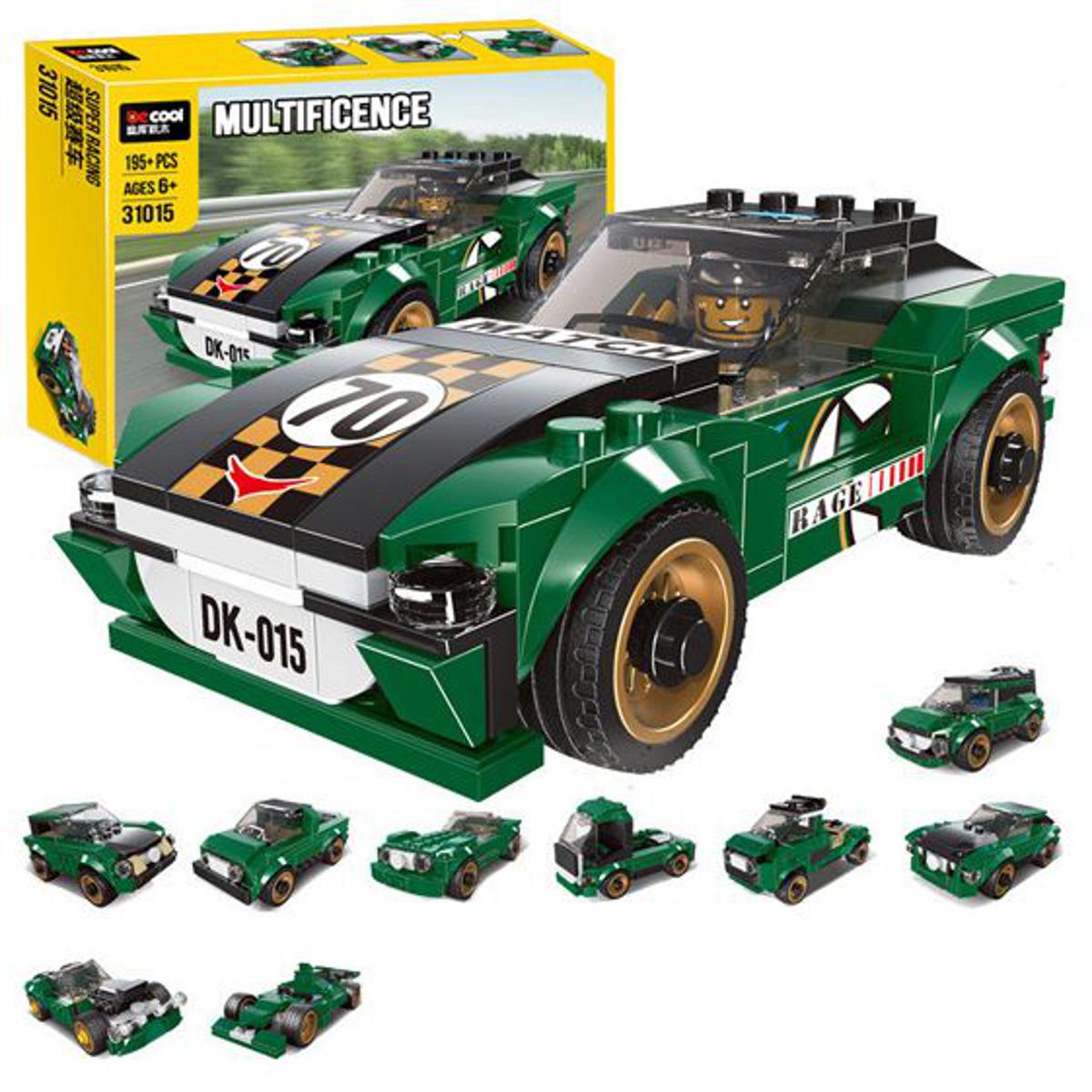 Mini Racing Cars Technic Building Blocks for kids - 31015 -Decool