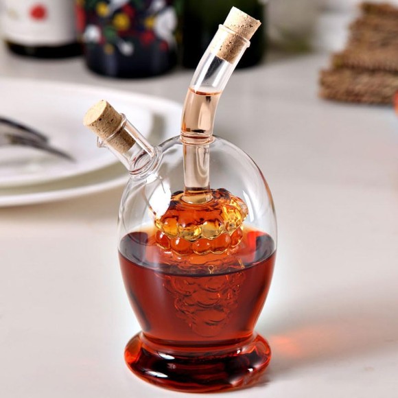 2 in 1 Olive Oil and Vinegar Dispenser Bottle