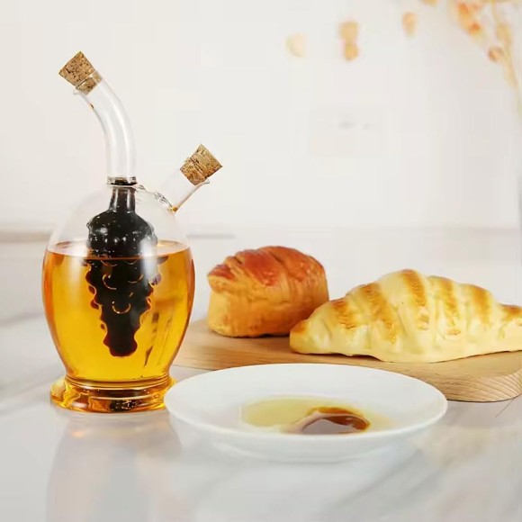 2 in 1 Olive Oil and Vinegar Dispenser Bottle
