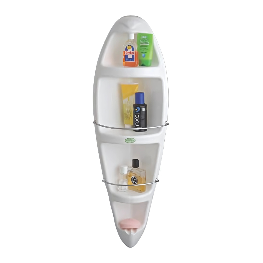 Corner Rack for Kitchen, Bathroom, Room, Bedroom & Living Room | Wall Mounted Plastic Corner Racks for Smart Storage