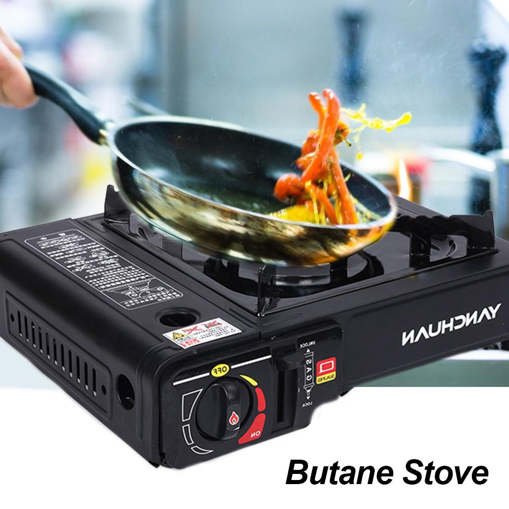 New Arrival Outdoor Portable Stove Camping Windproof Stove Camping Picnic Burner Outdoor Gas Stove