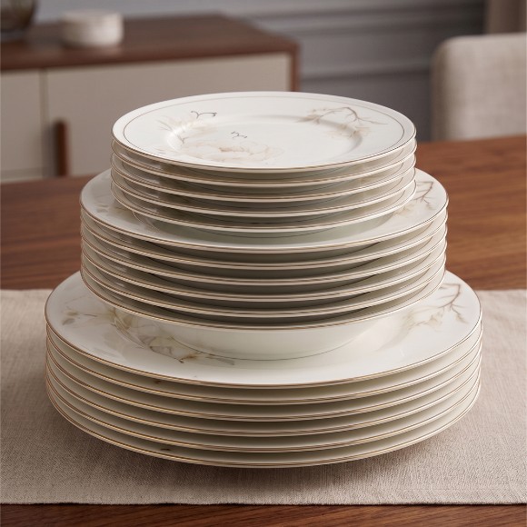 61-Piece Premium Super Bone China Dinner Set