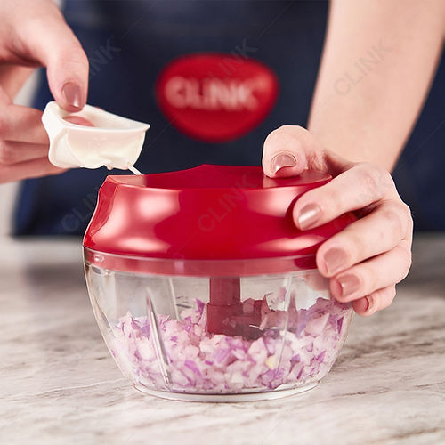 Mini Speedy Chopper Manual Food Processor Hand Chopper Easy Spin Cutter And Garlic Chopper