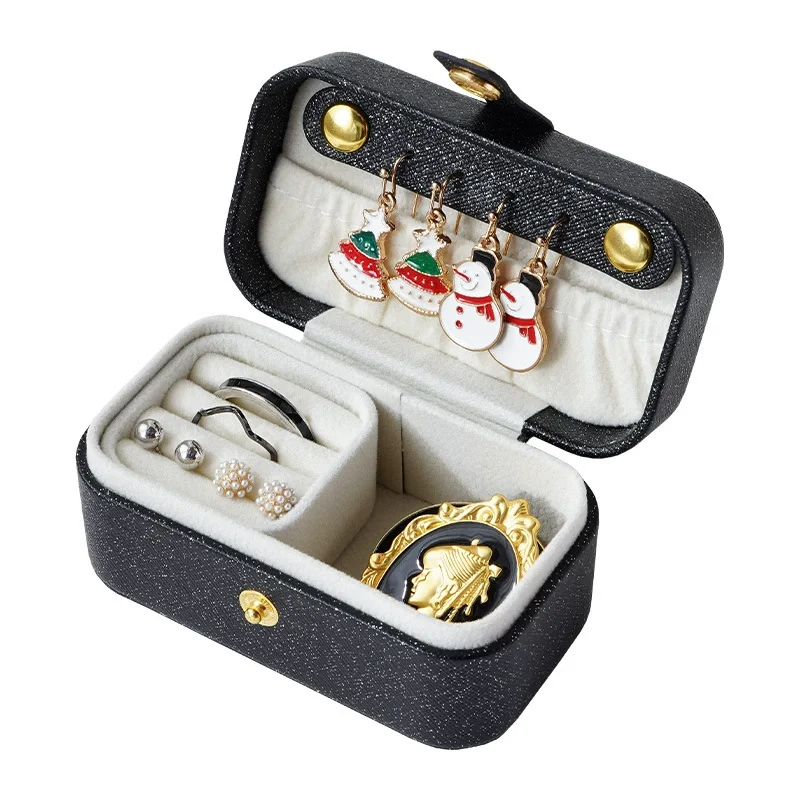 Simple Mini Jewelry Box Earrings And Rings Storage Box