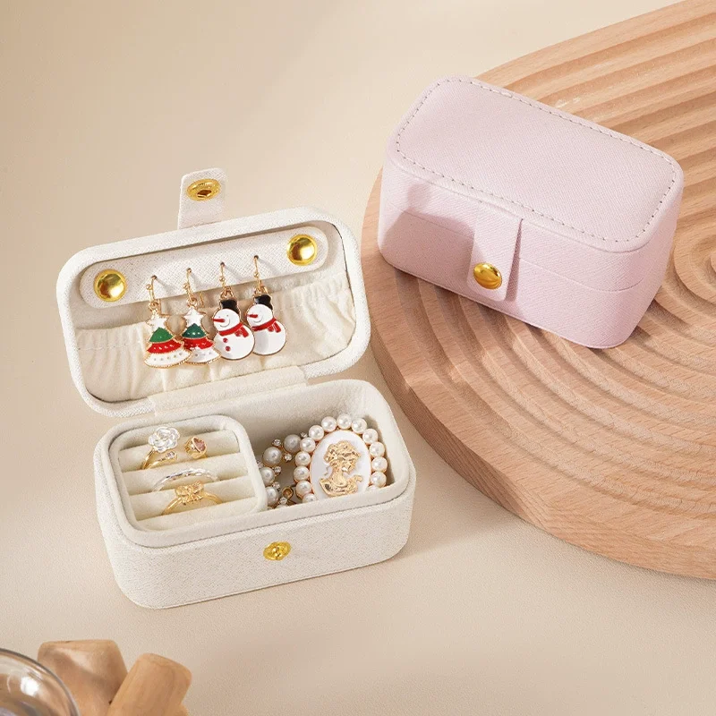 Simple Mini Jewelry Box Earrings And Rings Storage Box
