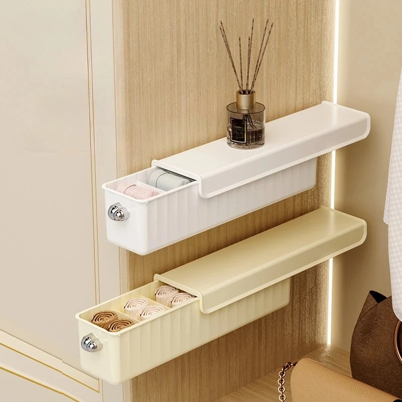 Wall-Mounted Storage Organizer for Underwear and Socks Space-Saving Wall-Mounted Drawer Organizer