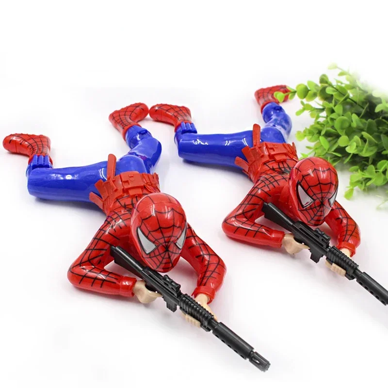 Crawling Action Hero Toy with Light and Sound for Kids Battery-Operated
