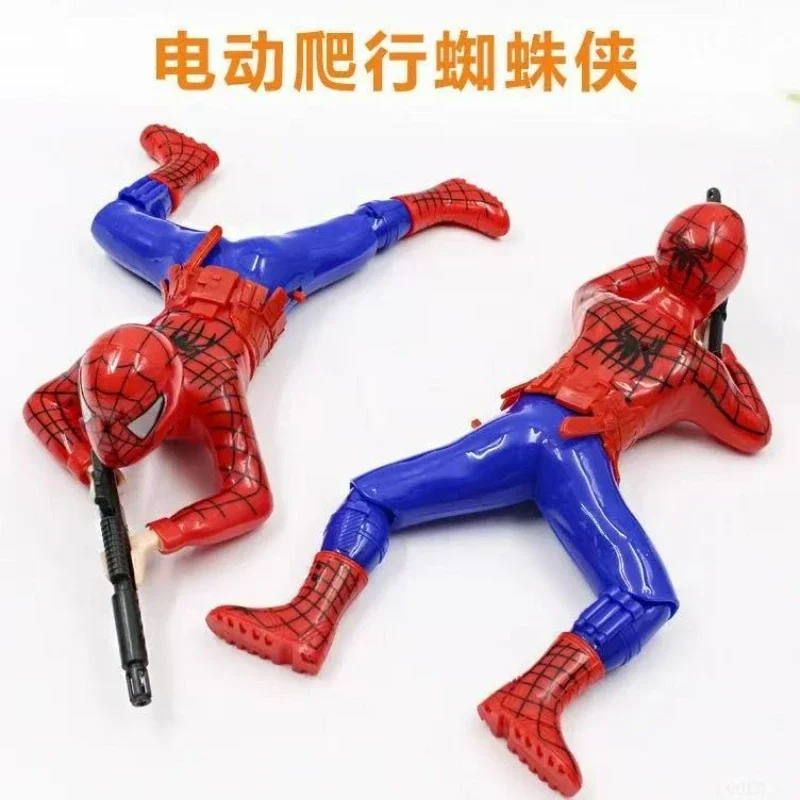 Crawling Action Hero Toy with Light and Sound for Kids Battery-Operated