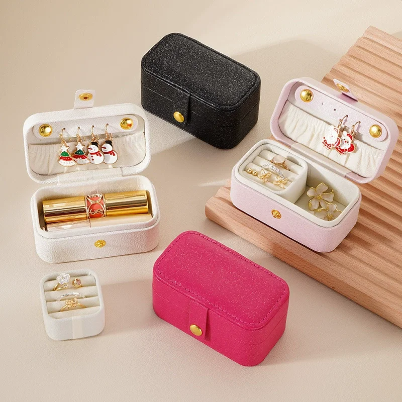 Simple Mini Jewelry Box Earrings And Rings Storage Box