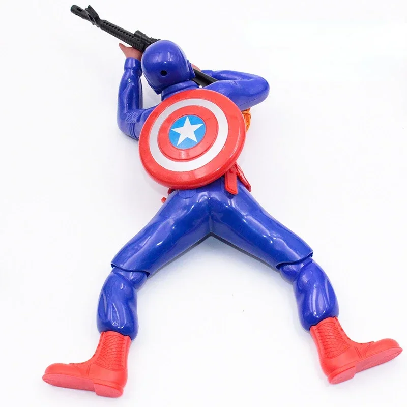 Crawling Action Hero Toy with Light and Sound for Kids Battery-Operated