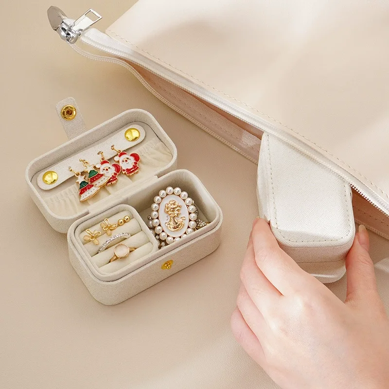 Simple Mini Jewelry Box Earrings And Rings Storage Box