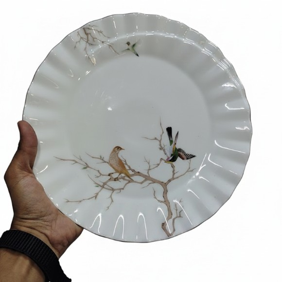 Angela Ceramic Bird Single Plate 12 Inch BRD248