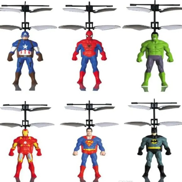 Avengers Super Hero Sense Control Flying Helicopter Toy For Kids