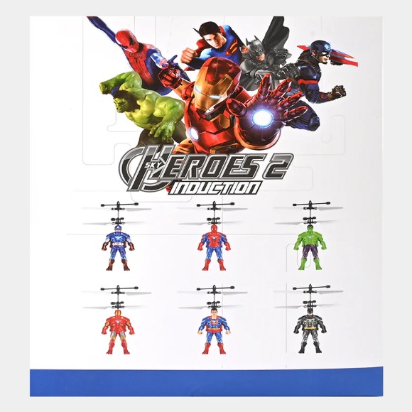 Avengers Super Hero Sense Control Flying Helicopter Toy For Kids