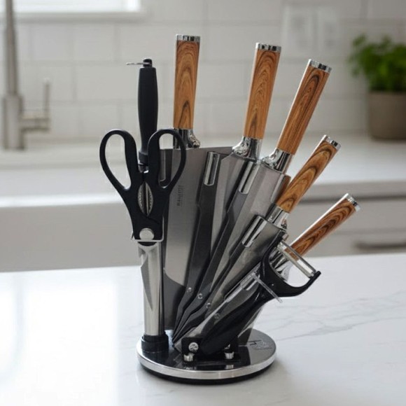 Bali Stainless Steel Kitchen Knife 9Pcs