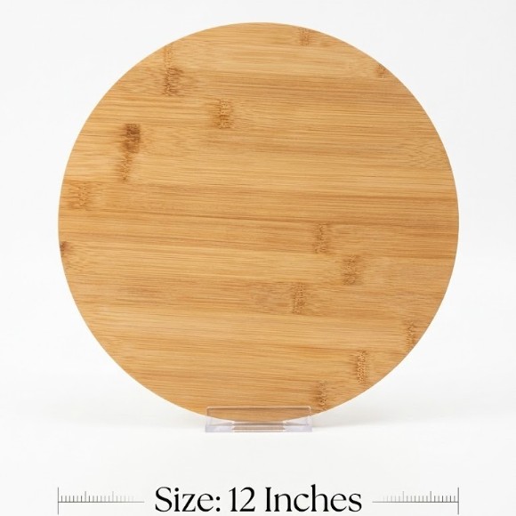 Cake Turn Table Bamboo