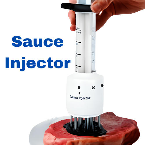 Multifunctional Sauces Injector 2 in 1 Needle Meat Tenderizer Meat Injector