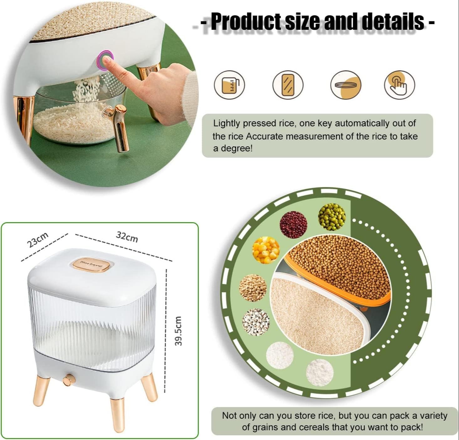 elegant-white-with-gold-plated-design-rice-food-dispenser-flour-bean-cereal-bucketfood-storage-box-with-lid-10kg