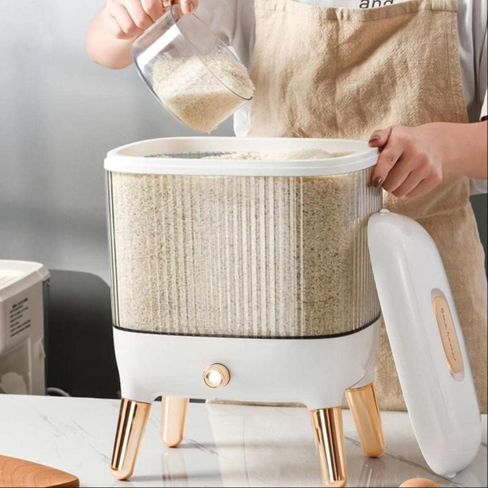 elegant-white-with-gold-plated-design-rice-food-dispenser-flour-bean-cereal-bucketfood-storage-box-with-lid