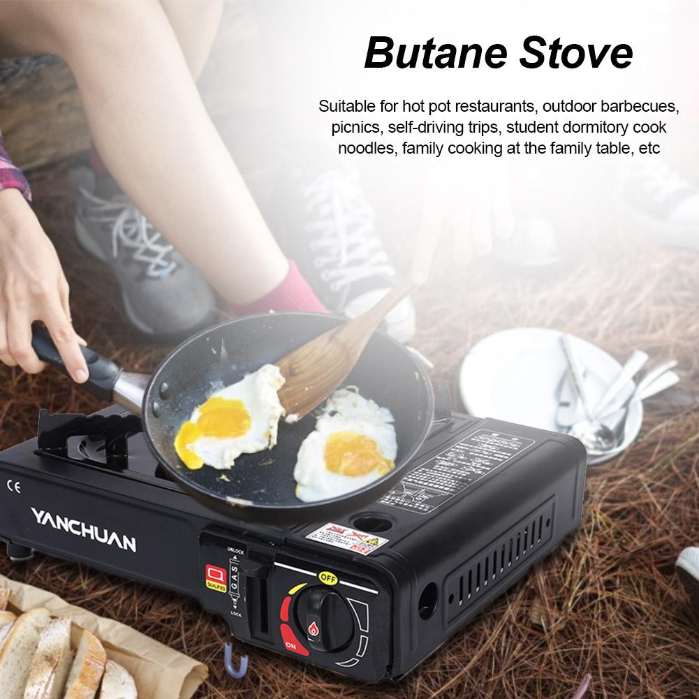 New Arrival Outdoor Portable Stove Camping Windproof Stove Camping Picnic Burner Outdoor Gas Stove