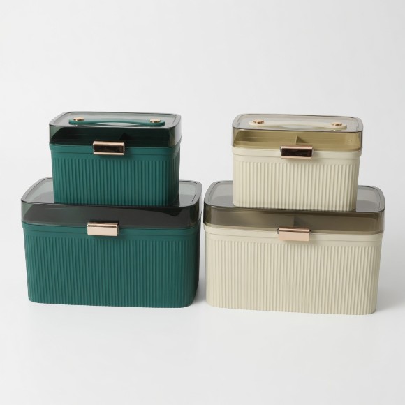 First Aid Case Storage Box Bins Large Capacity Removable Tray Organizer Container for Sports Sewing Workplace Car Arts Crafts