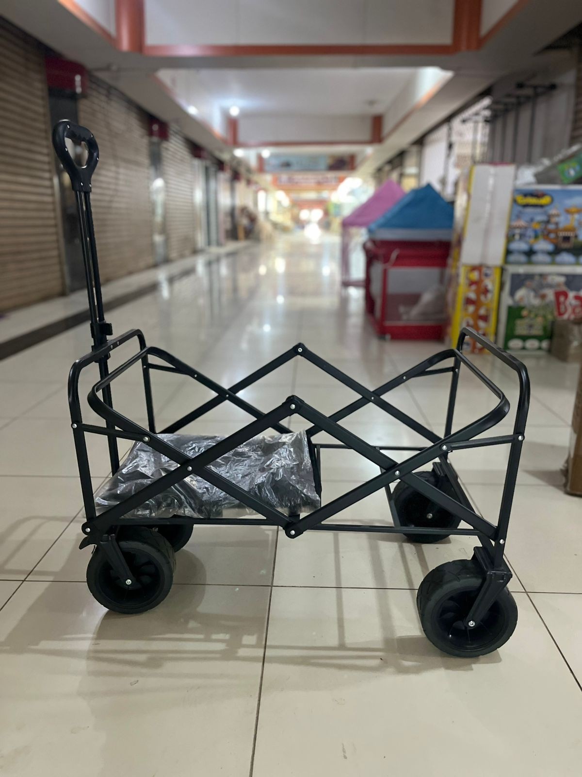 folding-wagon-cart-with-brakes-33.8-inch-extra-large