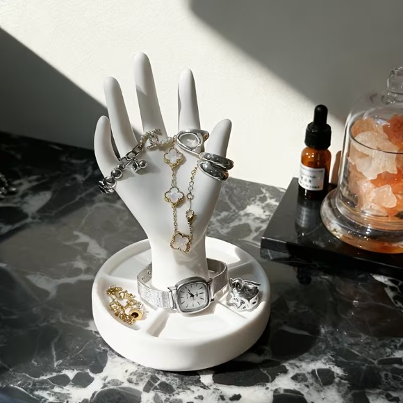 Hand-Shaped Jewelry Display Stand