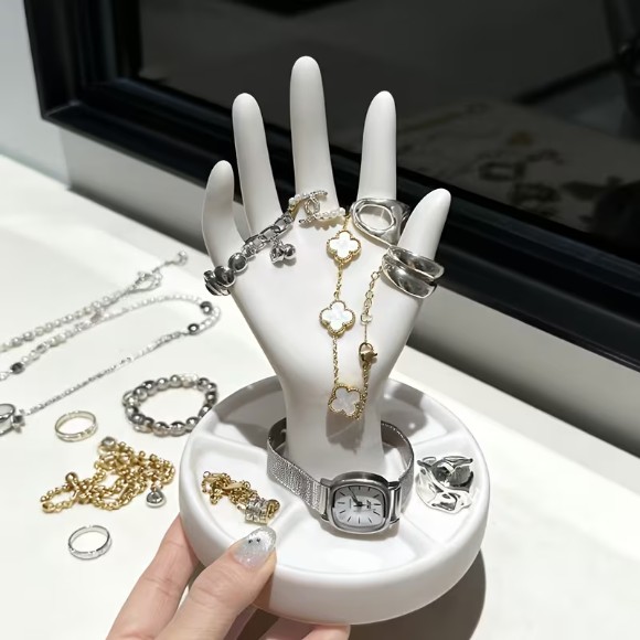 Hand-Shaped Jewelry Display Stand